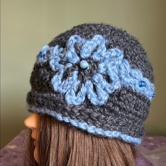 crochet hats Accessories - 2 for $23.00 set crochet beanie medium acrylic blend new
